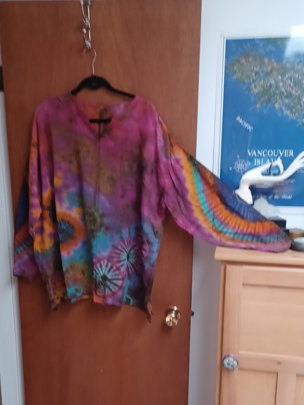 Light Cotton Tie Dye Top.